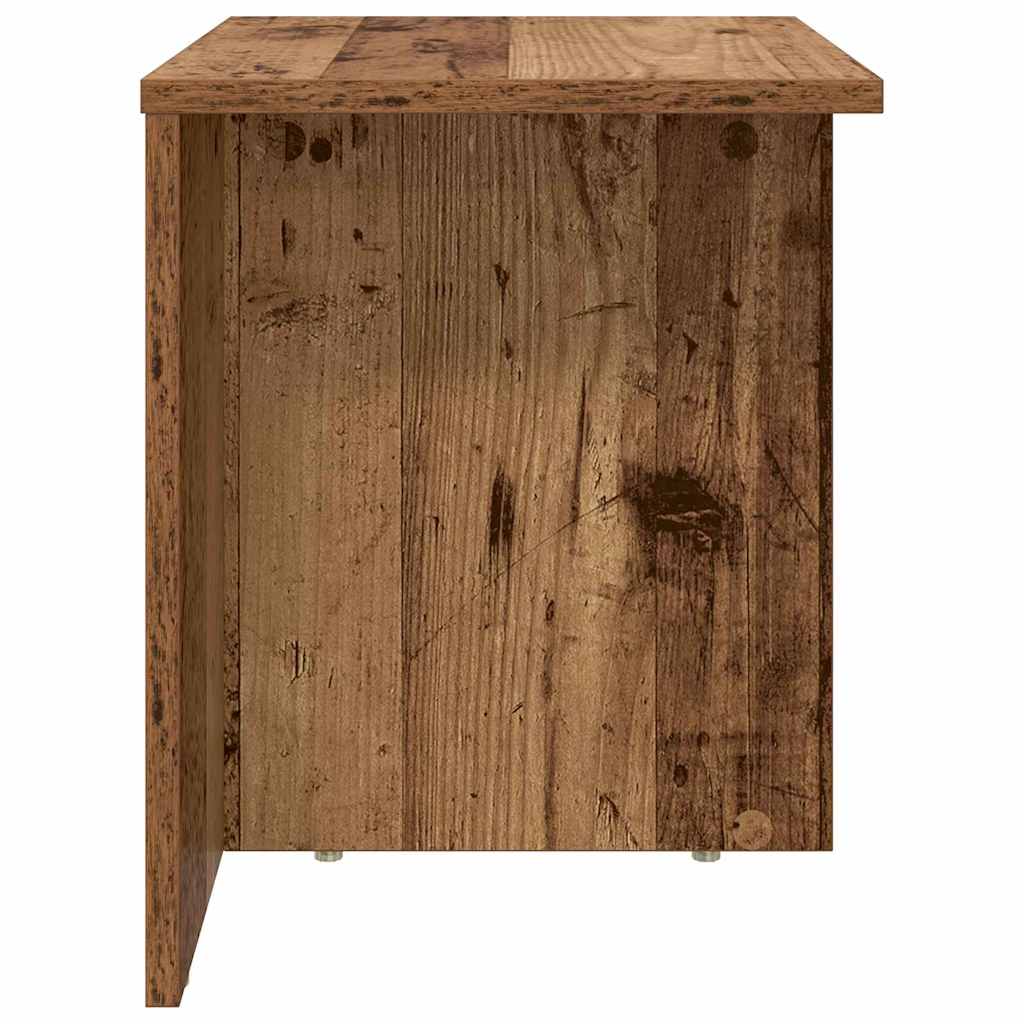 End Table 2 pcs Παλιό ξύλο 37 x 32 x 40 εκ Επεξεργασμένο ξύλο