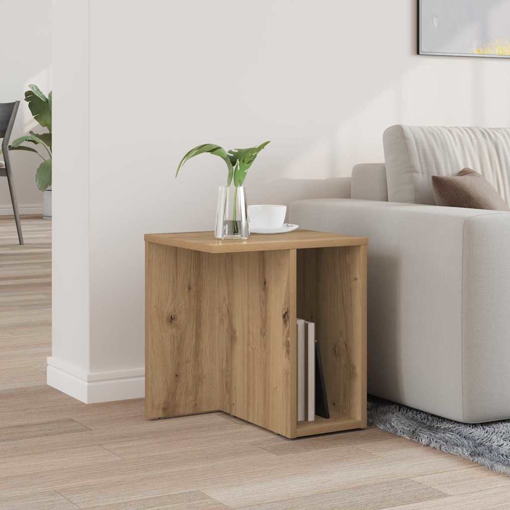 End Table Artisan Oak 37 x 32 x 40 εκ Επεξεργασμένο ξύλο