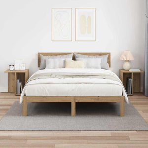 End Table 2 τμχ. Artisan Oak 37 x 32 x 40 εκ Επεξεργασμένο Ξύλο