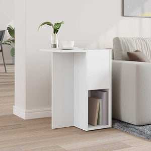 End Table Λευκό 35 x 40 x 55 εκ. Επεξεργασμένο ξύλο - Pakobazaar
