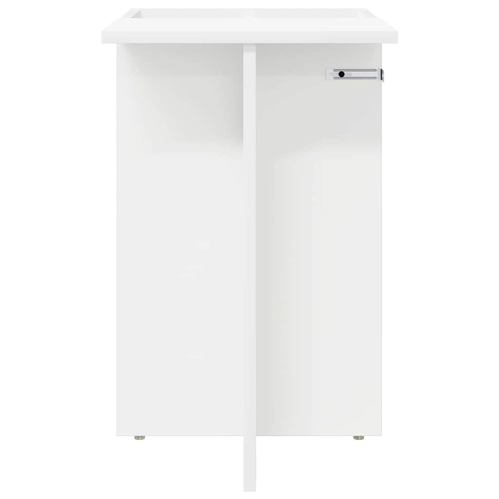 End Table Λευκό 35 x 40 x 55 εκ. Επεξεργασμένο ξύλο - Pakobazaar