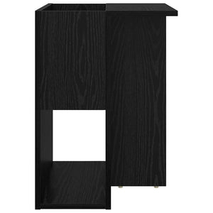 End Table Μαύρη Οξυά 35 x 40 x 55 εκ. Επεξεργασμένο ξύλο - Pakobazaar