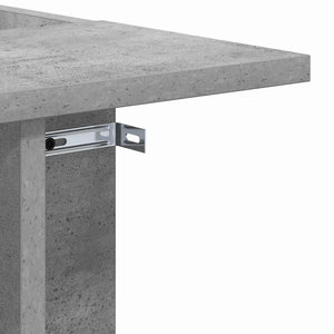 End Table Σκυρόδεμα Γκρι 35 x 40 x 55 εκ. Επεξεργασμένο ξύλο - Pakobazaar