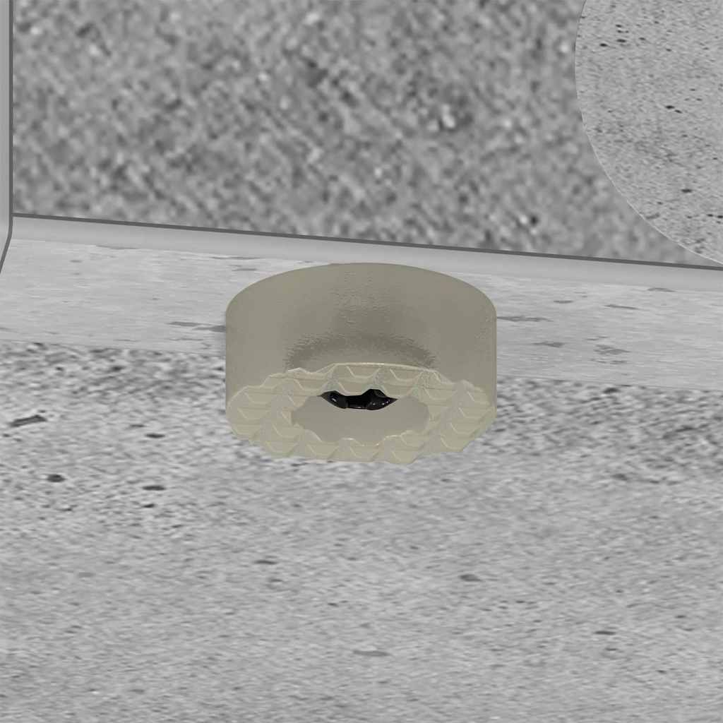 End Table Σκυρόδεμα Γκρι 35 x 40 x 55 εκ. Επεξεργασμένο ξύλο - Pakobazaar