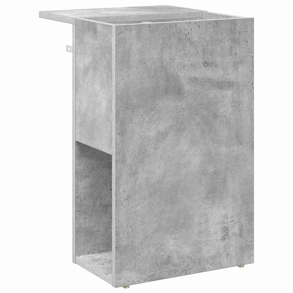 End Table Σκυρόδεμα Γκρι 35 x 40 x 55 εκ. Επεξεργασμένο ξύλο - Pakobazaar