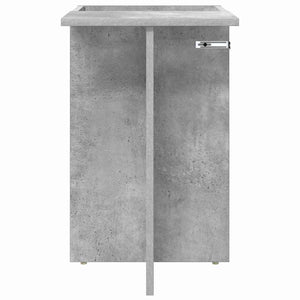 End Table Σκυρόδεμα Γκρι 35 x 40 x 55 εκ. Επεξεργασμένο ξύλο - Pakobazaar