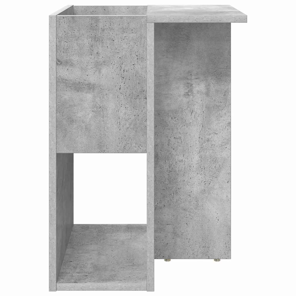 End Table Σκυρόδεμα Γκρι 35 x 40 x 55 εκ. Επεξεργασμένο ξύλο - Pakobazaar