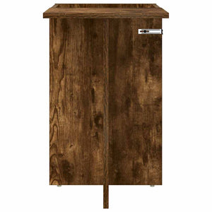 End Table Καπνιστό Δρύς 35 x 40 x 55 εκ. Επεξεργασμένο ξύλο - Pakobazaar