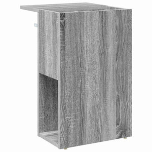 End Table Γκρίζο Σονομα 35 x 40 x 55 εκ. Επεξεργασμένο ξύλο - Pakobazaar