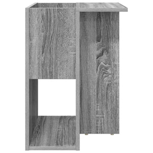 End Table Γκρίζο Σονομα 35 x 40 x 55 εκ. Επεξεργασμένο ξύλο - Pakobazaar