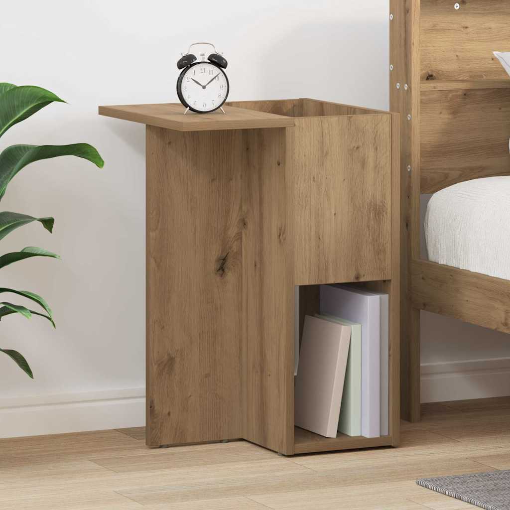 End Table Artisan Oak 35 x 40 x 55 εκ. Επεξεργασμένο ξύλο - Pakobazaar