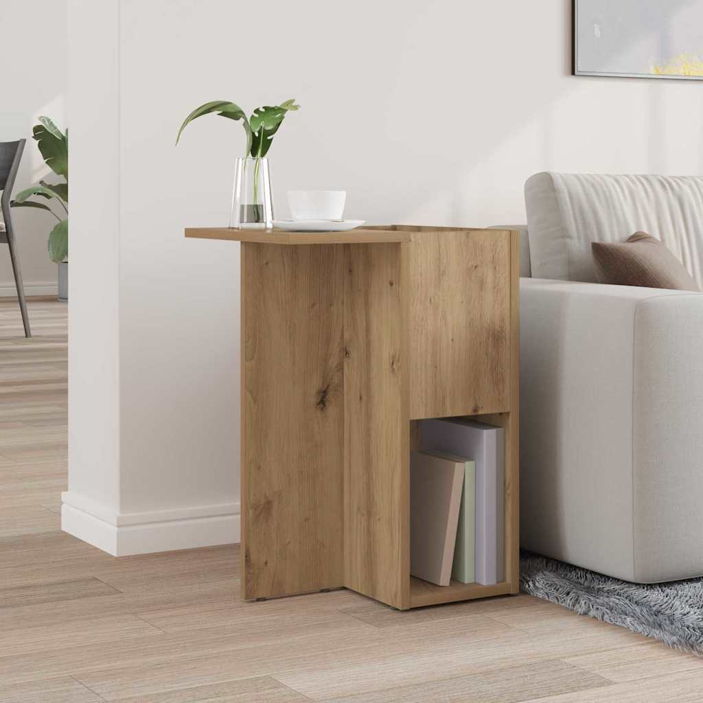 End Table Artisan Oak 35 x 40 x 55 εκ. Επεξεργασμένο ξύλο - Pakobazaar