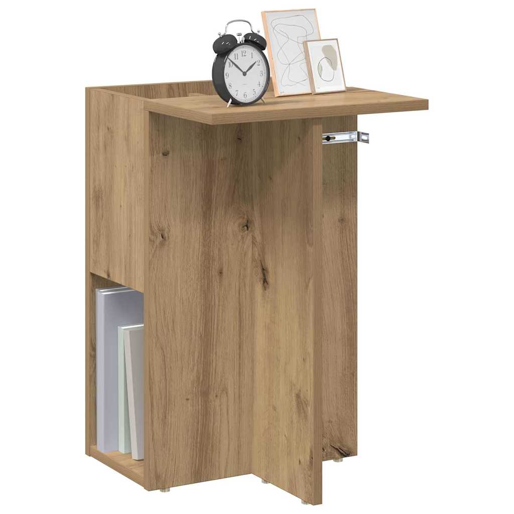 End Table Artisan Oak 35 x 40 x 55 εκ. Επεξεργασμένο ξύλο - Pakobazaar