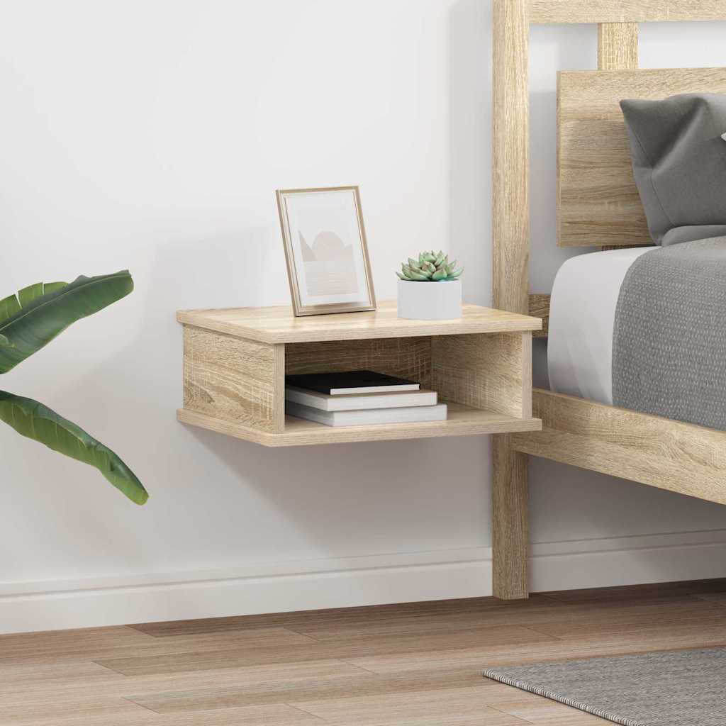 Κομοδίνο 2 pcs Δρύς Sonoma 40 x 31 x 15 εκ Επεξεργασμένο ξύλο - Pakobazaar