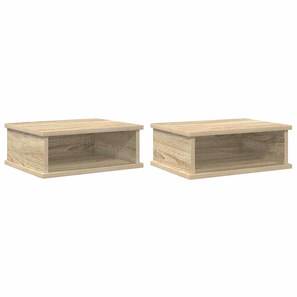 Κομοδίνο 2 pcs Δρύς Sonoma 40 x 31 x 15 εκ Επεξεργασμένο ξύλο - Pakobazaar