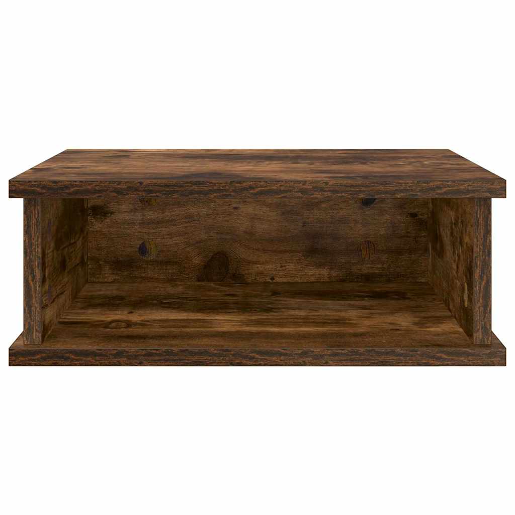 Κομοδίνο 2 pcs Καπνιστό Δρύς 40 x 31 x 15 εκ Επεξεργασμένο ξύλο