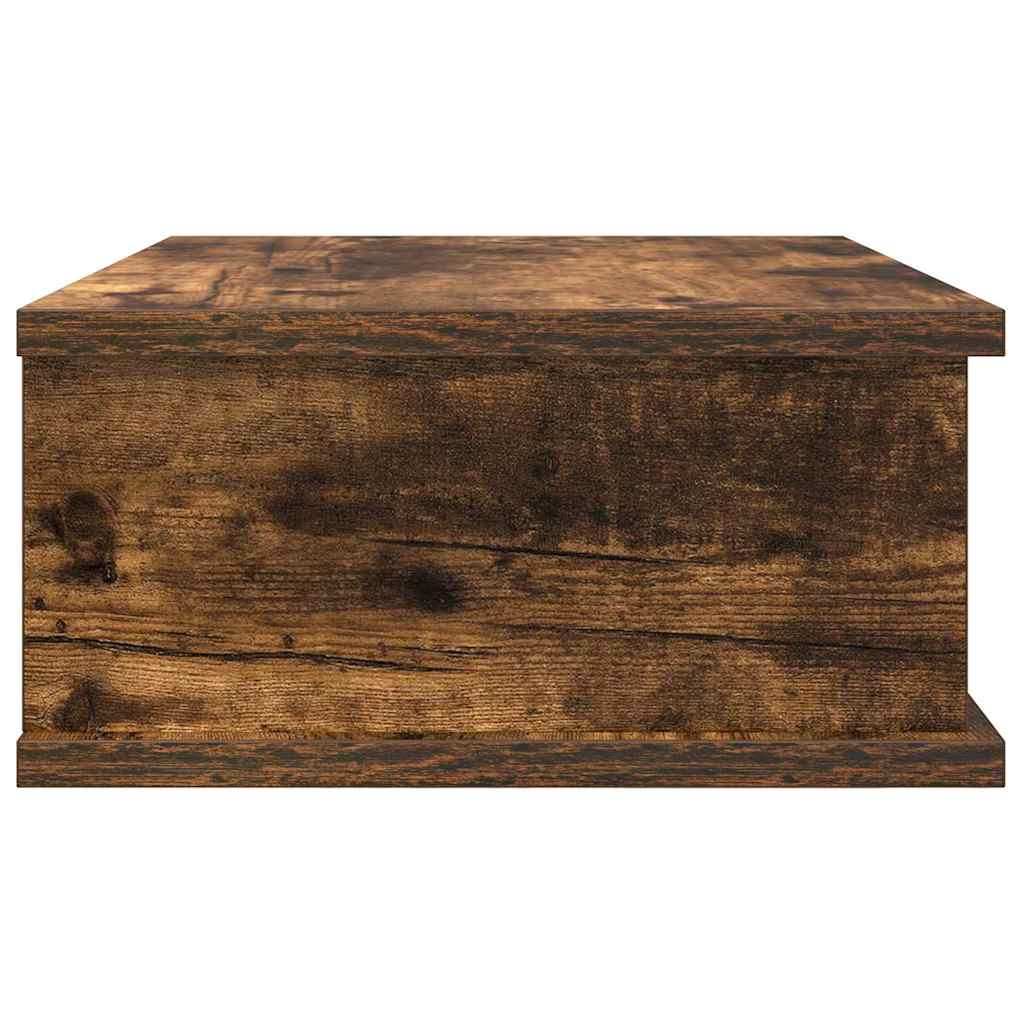 Κομοδίνο 2 pcs Καπνιστό Δρύς 40 x 31 x 15 εκ Επεξεργασμένο ξύλο