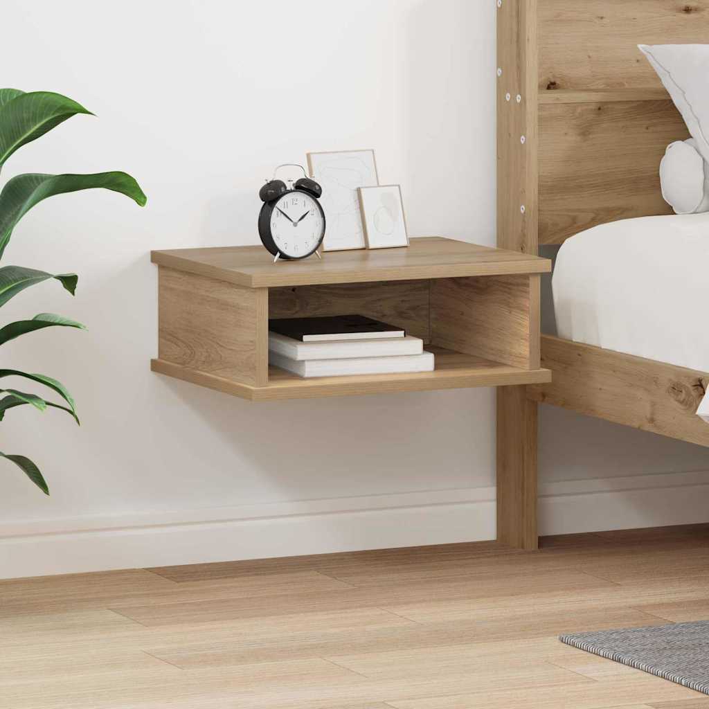 Κομοδίνο Artisan Oak 40 x 31 x 15 εκ Επεξεργασμένο Ξύλο - Pakobazaar