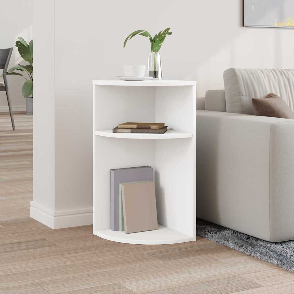 End Table Λευκό 29,6 x 29,6 x 60 εκ Επεξεργασμένο ξύλο - Pakobazaar
