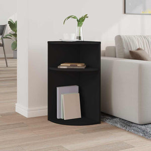 End Table Μαύρο 29,6 x 29,6 x 60 εκ Επεξεργασμένο ξύλο - Pakobazaar
