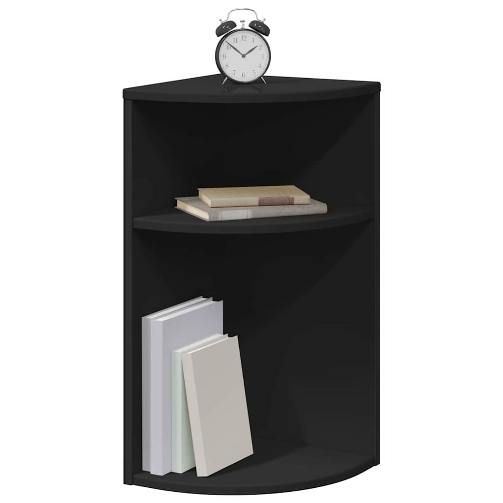 End Table Μαύρο 29,6 x 29,6 x 60 εκ Επεξεργασμένο ξύλο - Pakobazaar