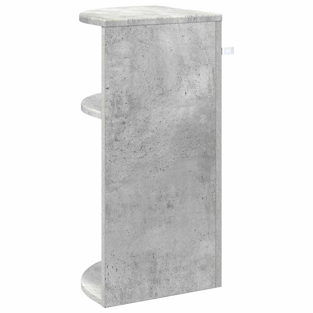 End Table Σκυρόδεμα Γκρι 29,6 x 29,6 x 60 εκ Επεξεργασμένο ξύλο - Pakobazaar