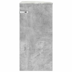 End Table Σκυρόδεμα Γκρι 29,6 x 29,6 x 60 εκ Επεξεργασμένο ξύλο - Pakobazaar