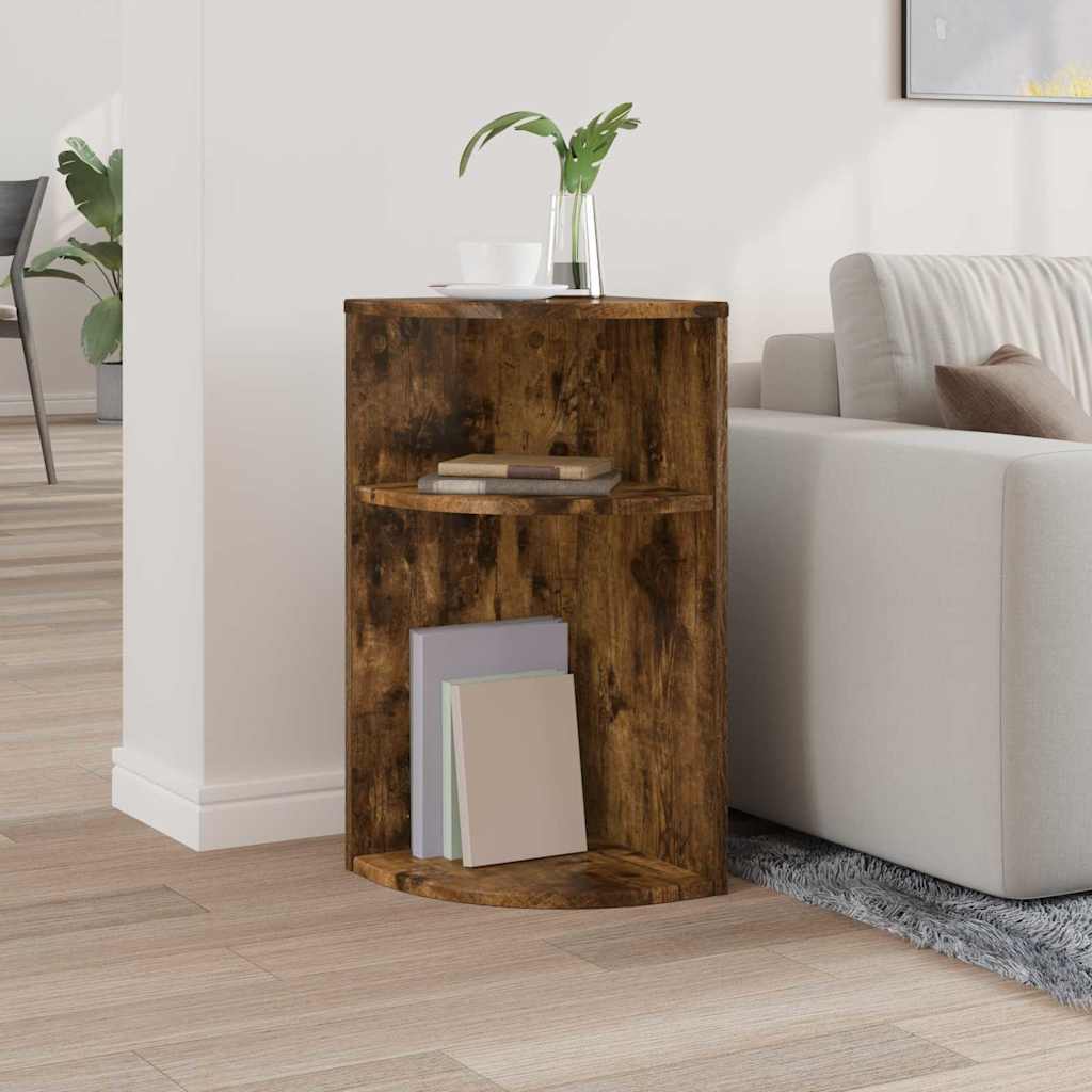 End Table Καπνιστό Δρύς 29,6 x 29,6 x 60 εκ Επεξεργασμένο ξύλο - Pakobazaar