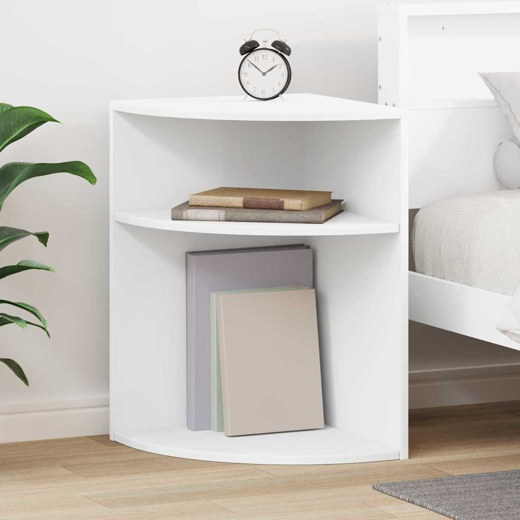 End Table Λευκό 39,7 x 39,7 x 60 εκ Επεξεργασμένο ξύλο - Pakobazaar