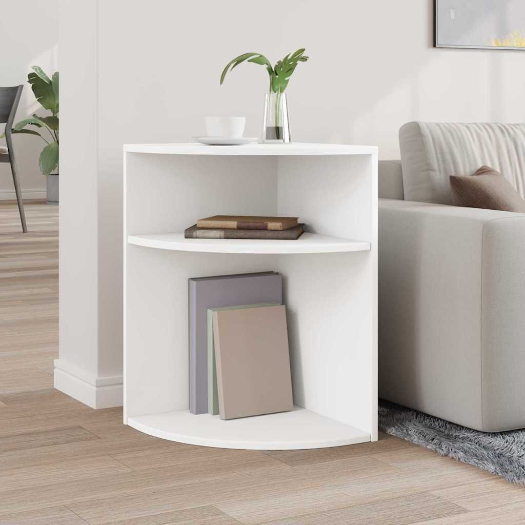 End Table Λευκό 39,7 x 39,7 x 60 εκ Επεξεργασμένο ξύλο - Pakobazaar