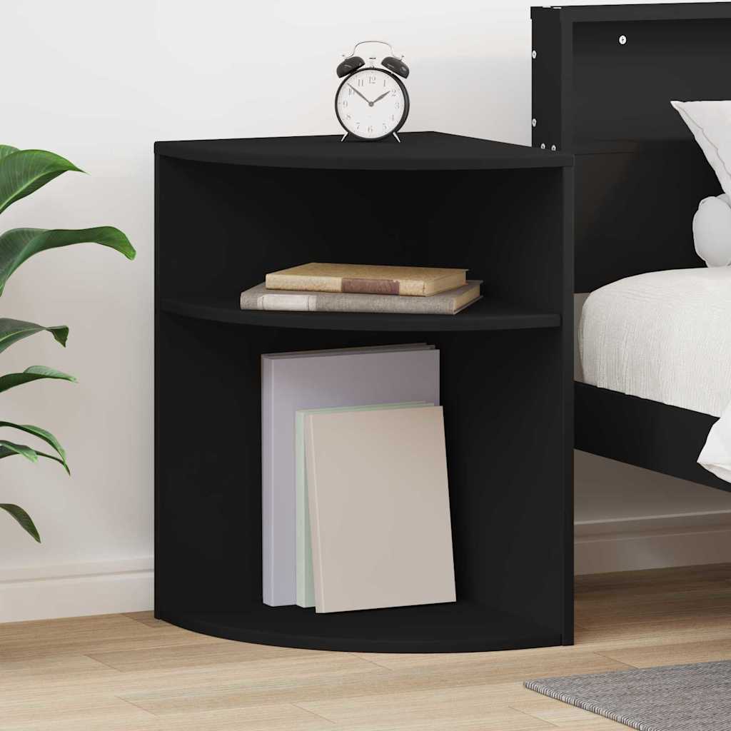 End Table Μαύρο 39,7 x 39,7 x 60 εκ Επεξεργασμένο ξύλο - Pakobazaar