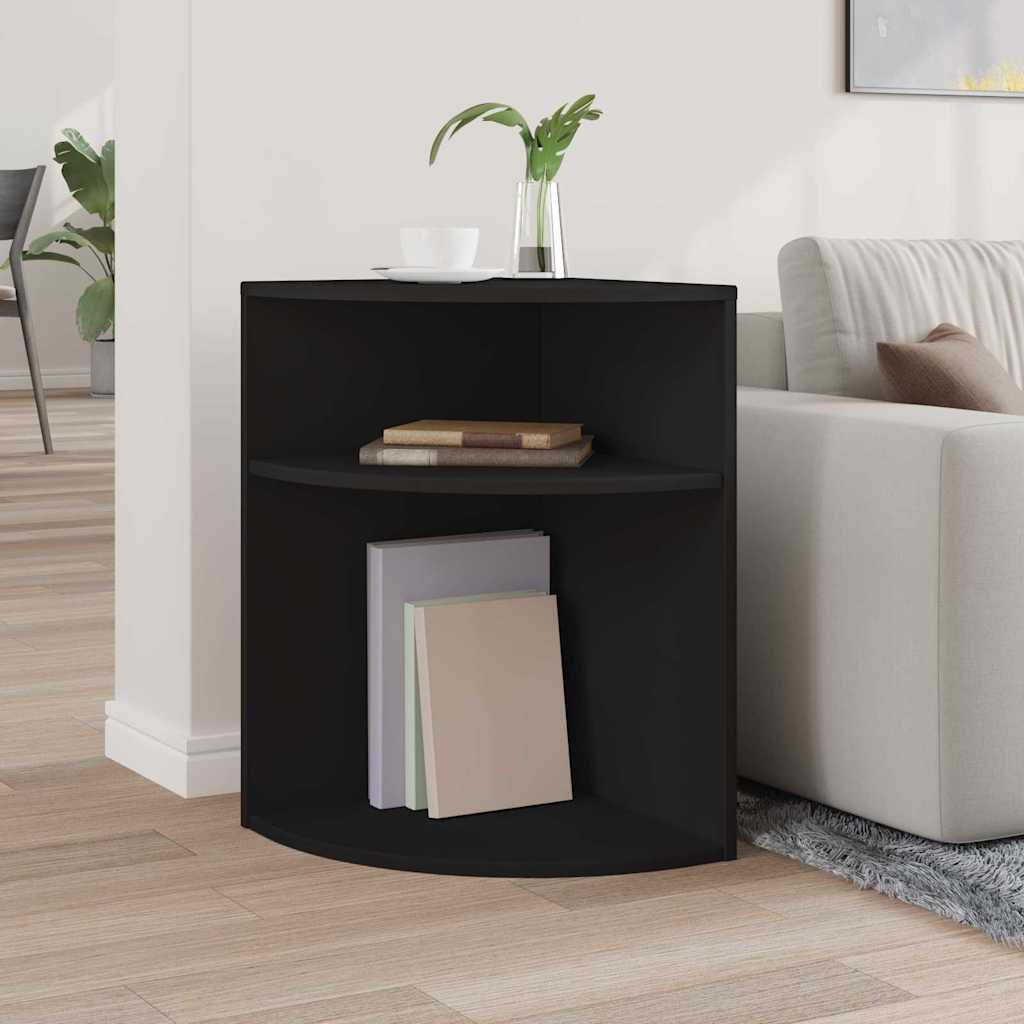 End Table Μαύρο 39,7 x 39,7 x 60 εκ Επεξεργασμένο ξύλο - Pakobazaar