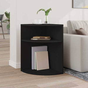 End Table Μαύρο 39,7 x 39,7 x 60 εκ Επεξεργασμένο ξύλο - Pakobazaar