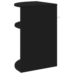 End Table Μαύρο 39,7 x 39,7 x 60 εκ Επεξεργασμένο ξύλο - Pakobazaar
