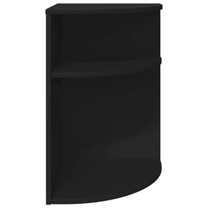 End Table Μαύρο 39,7 x 39,7 x 60 εκ Επεξεργασμένο ξύλο - Pakobazaar
