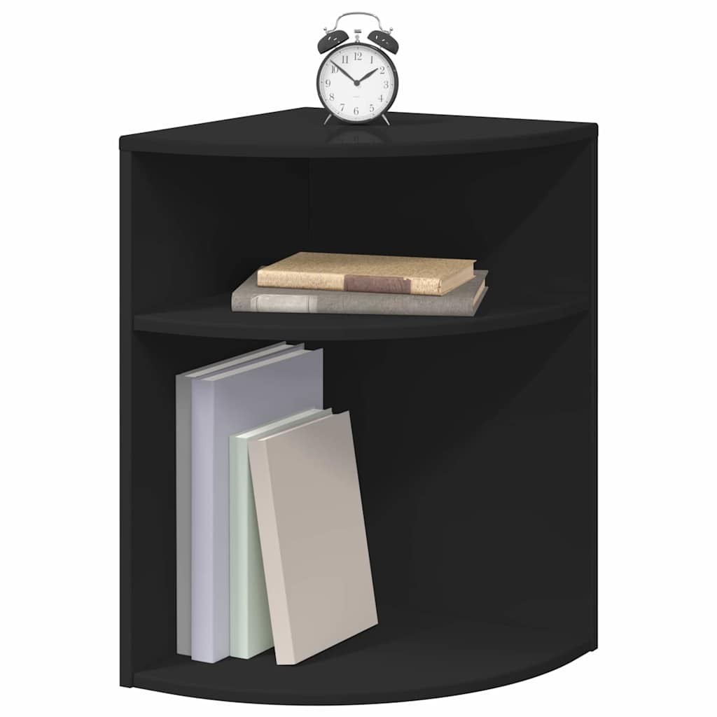 End Table Μαύρο 39,7 x 39,7 x 60 εκ Επεξεργασμένο ξύλο - Pakobazaar