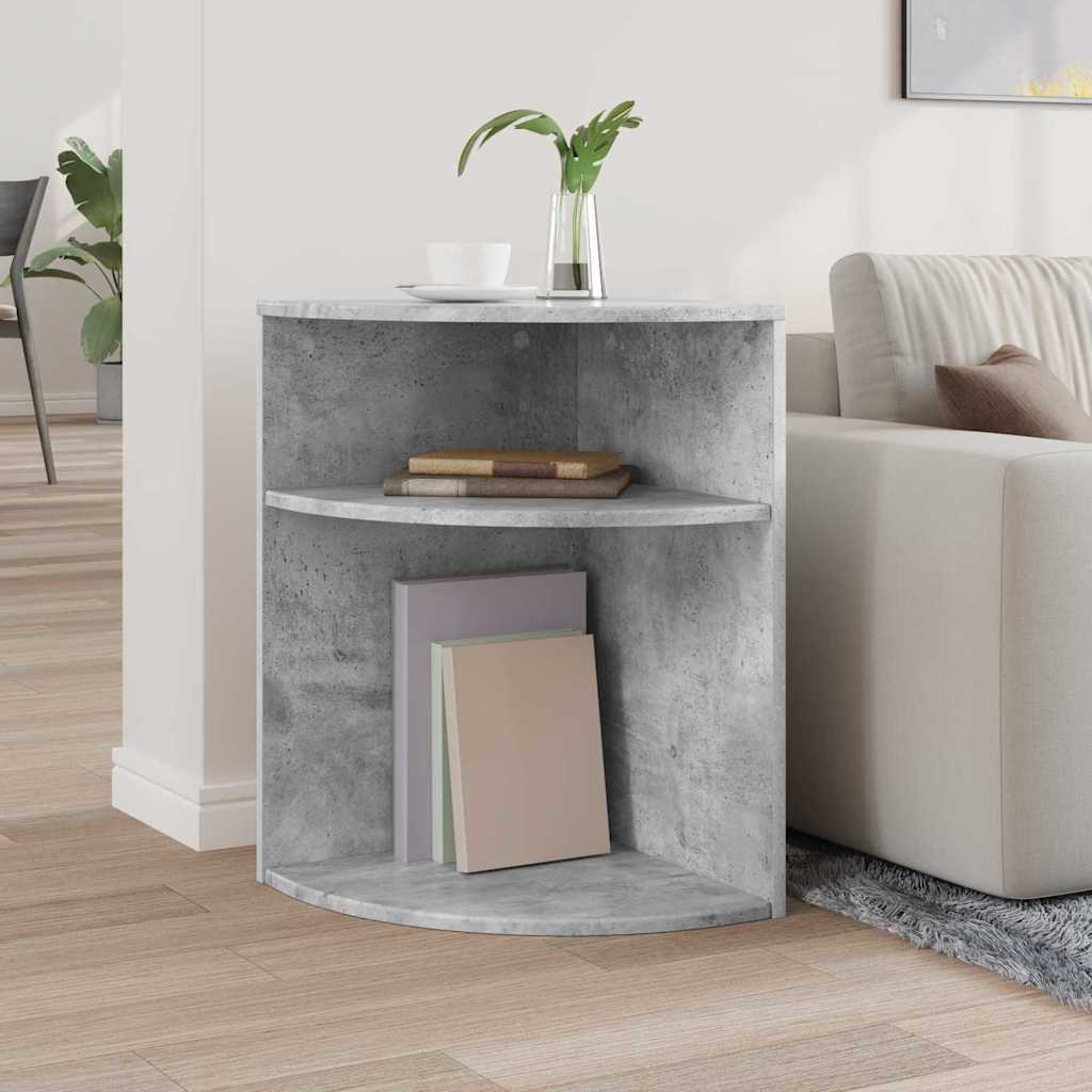 End Table Σκυρόδεμα Γκρι 39,7 x 39,7 x 60 εκ Επεξεργασμένο ξύλο - Pakobazaar