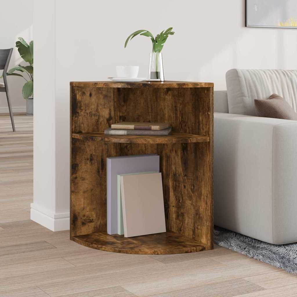 End Table Καπνιστό Δρύς 39,7 x 39,7 x 60 εκ Επεξεργασμένο ξύλο - Pakobazaar