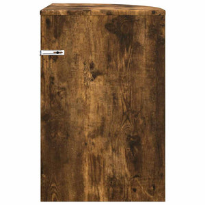 End Table Καπνιστό Δρύς 39,7 x 39,7 x 60 εκ Επεξεργασμένο ξύλο - Pakobazaar