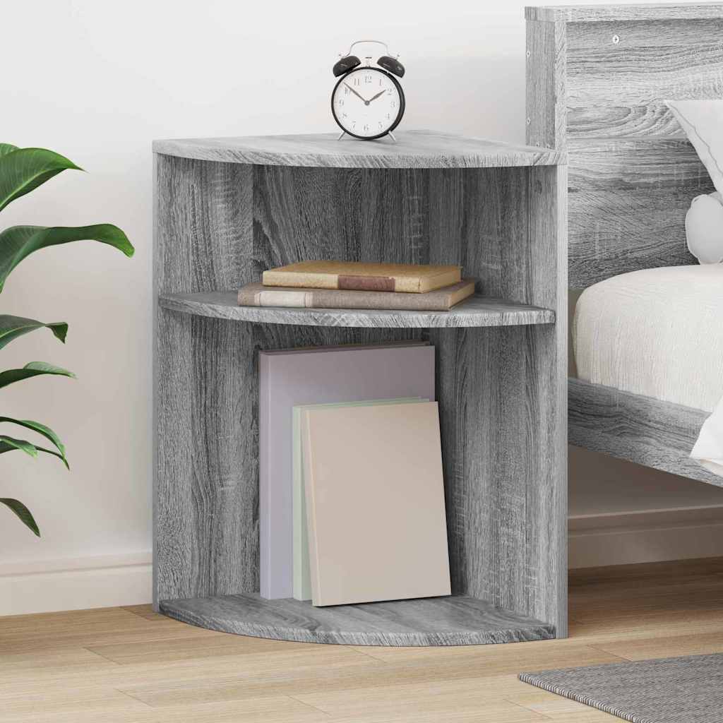 End Table Γκρίζο Σονομα 39,7 x 39,7 x 60 εκ Επεξεργασμένο ξύλο - Pakobazaar