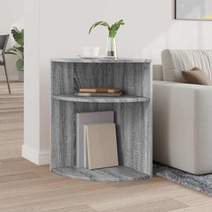 End Table Γκρίζο Σονομα 39,7 x 39,7 x 60 εκ Επεξεργασμένο ξύλο - Pakobazaar