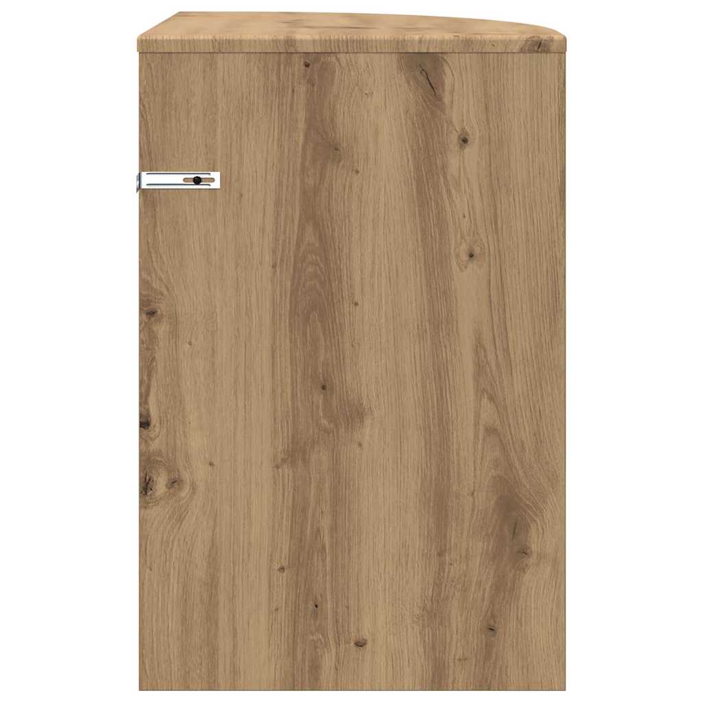End Table Artisan Oak 39,7 x 39,7 x 60 εκ Επεξεργασμένο ξύλο - Pakobazaar