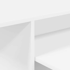 Τραπέζι κονσόλας Λευκό 91,5 x 35 x 38,5 εκ Επεξεργασμένο ξύλο - Pakobazaar
