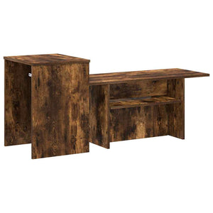 Τραπέζι κονσόλας Καπνιστό Δρύς 91,5 x 35 x 38,5 εκ - Pakobazaar