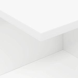 Κομοδίνο Λευκό 40 x 30 x 25 εκ Επεξεργασμένο Ξύλο