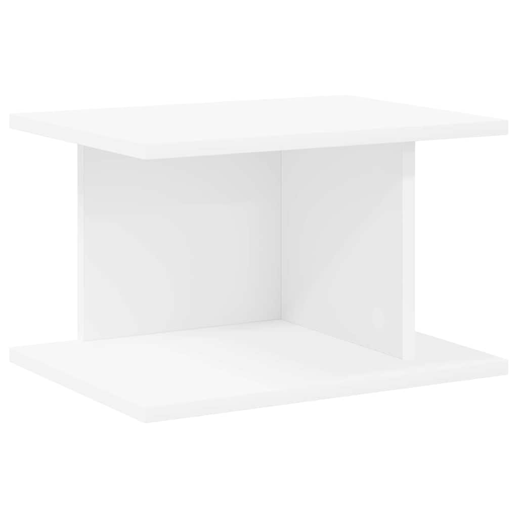 Κομοδίνο Λευκό 40 x 30 x 25 εκ Επεξεργασμένο ξύλο