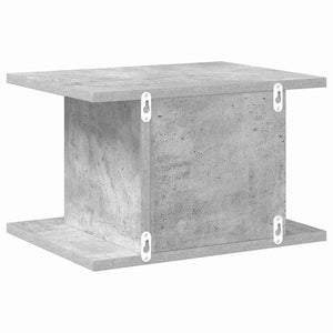 Κομοδίνο Σκυρόδεμα Γκρι 40 x 30 x 25 εκ Επεξεργασμένο Ξύλο
