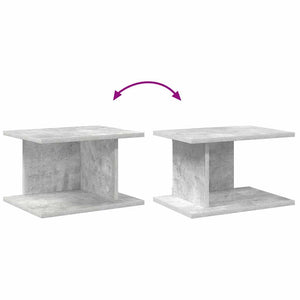 Κομοδίνο 2 τμχ. Σκυρόδεμα Γκρι 40 x 30 x 25 εκ