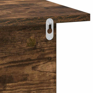 Κομοδίνο 2 τμχ. Καπνιστό Δρύς 40 x 30 x 25 εκ