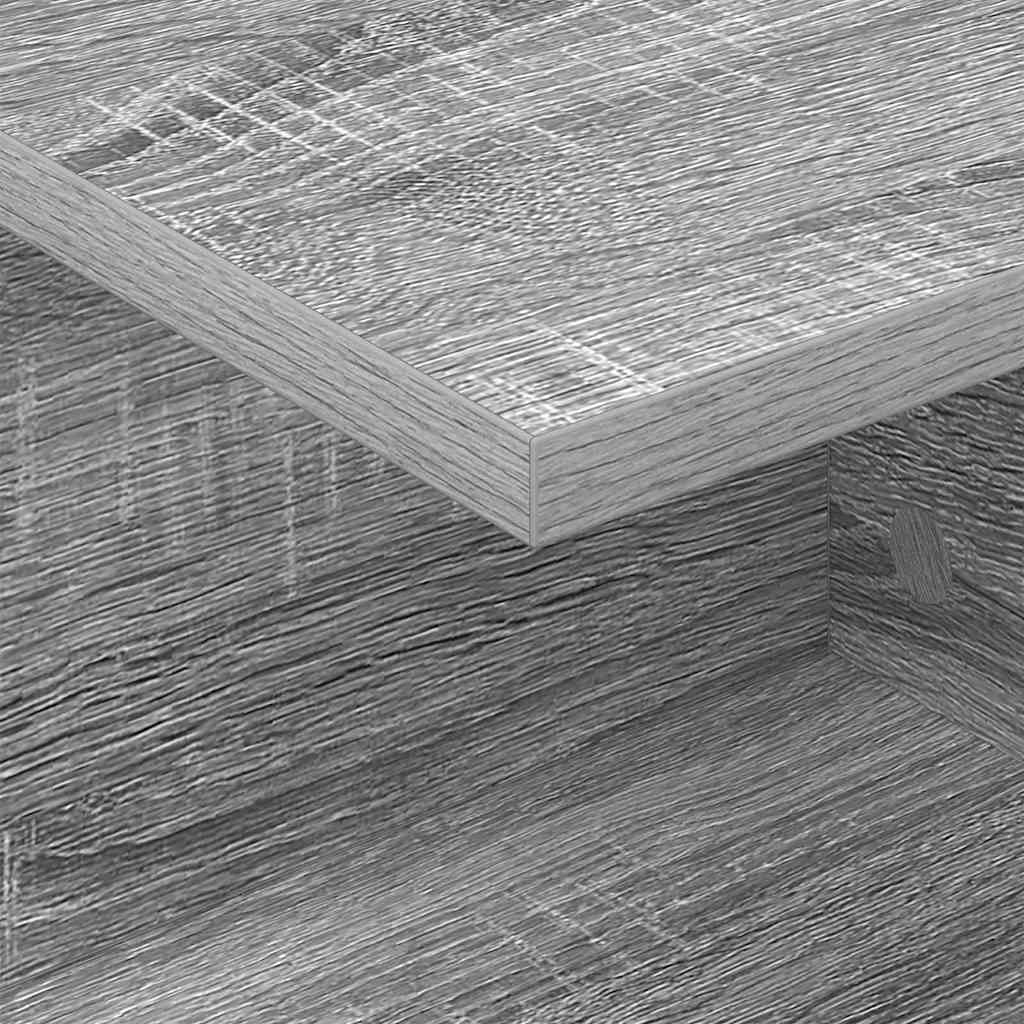 Κομοδίνο 2 pcs Γκρίζο Σονομα 40 x 30 x 25 εκ Επεξεργασμένο ξύλο